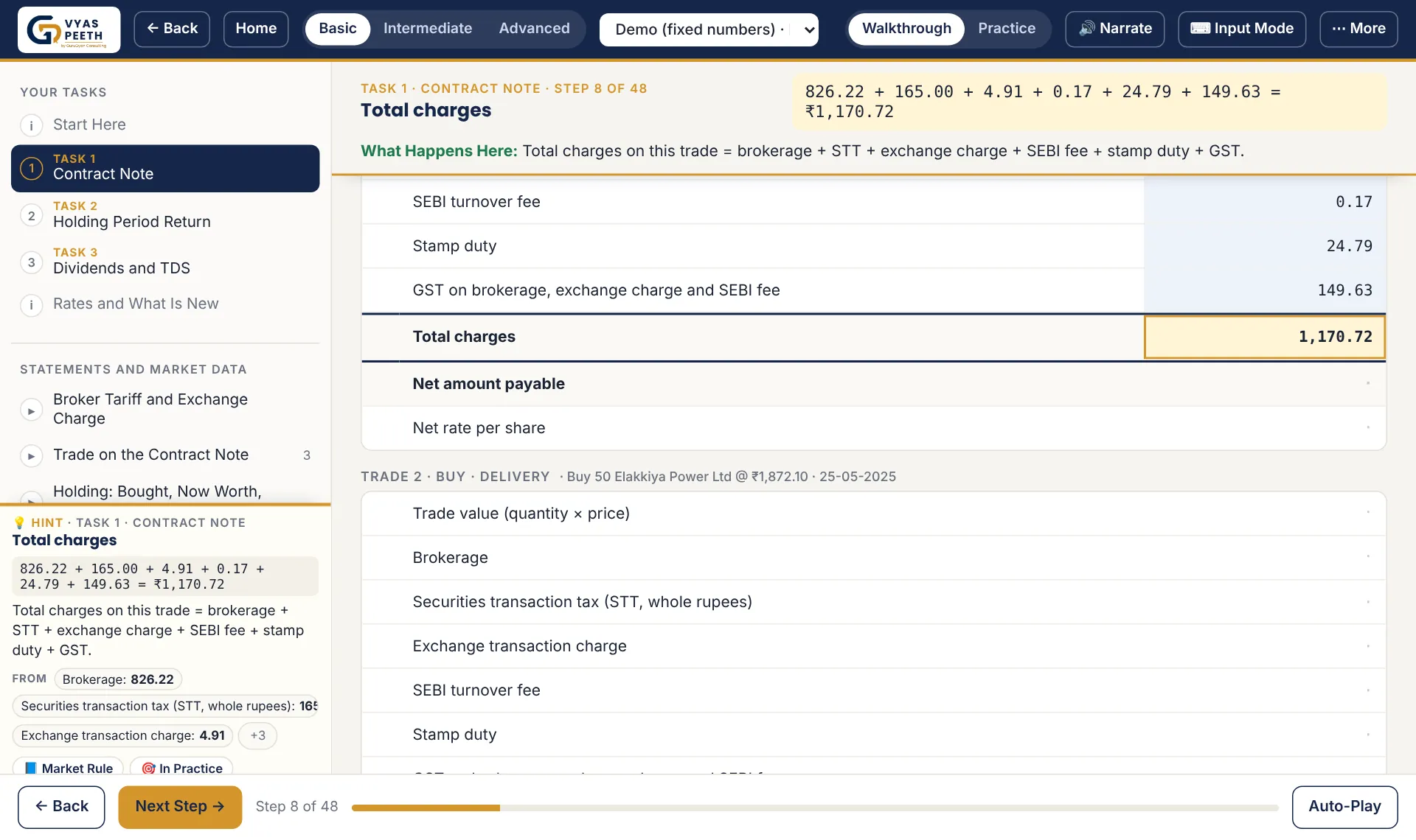 Sample screen